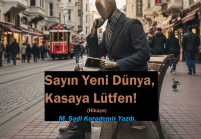 Sayın Yeni Dünya, Kasaya Lütfen! (Hikaye)| M. Sadi Karademir Sayın Yeni Dünya, Kasaya Lütfen! (Hikaye)| M. Sadi Karademir