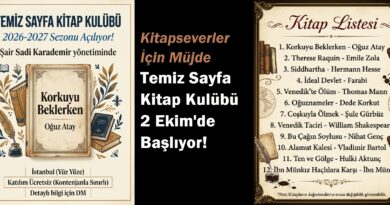 Temiz Sayfa Kitap Kulübü 2 Ekim’de Başlıyor!