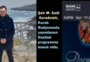 Şair M. Sadi Karademir, Kazak Radyosunda Yayımlanan “Dostluk” Programına Konuk Oldu.