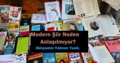 Modern Şiir Neden Anlaşılmıyor| Bünyamin Yıldırım Yazdı. Modern Şiir Neden Anlaşılmıyor| Bünyamin Yıldırım Yazdı.